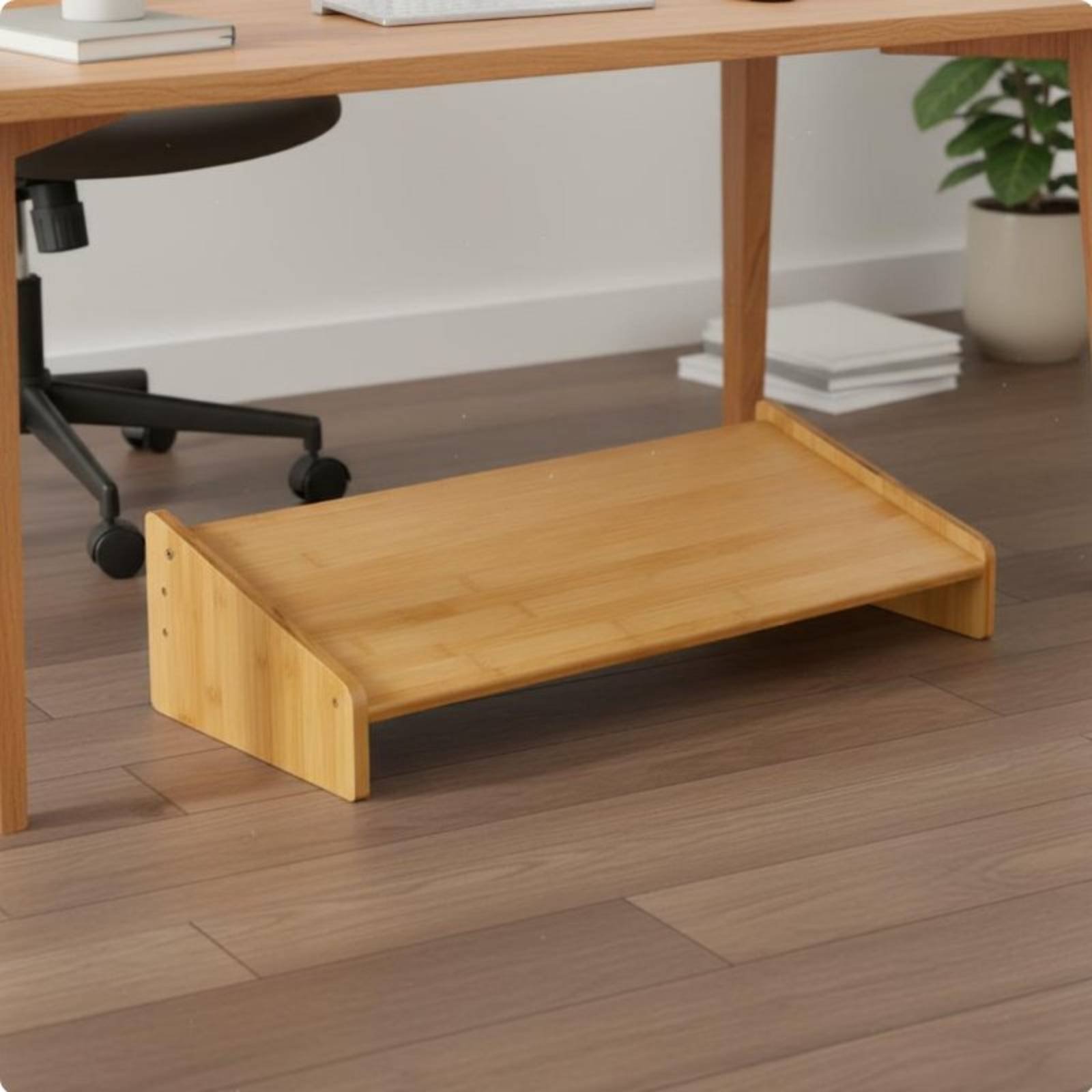 デスク下フットレスト 幅広表面 オフィス用フットスツール 角 - Ergonomic Office Chair のレビューと価格