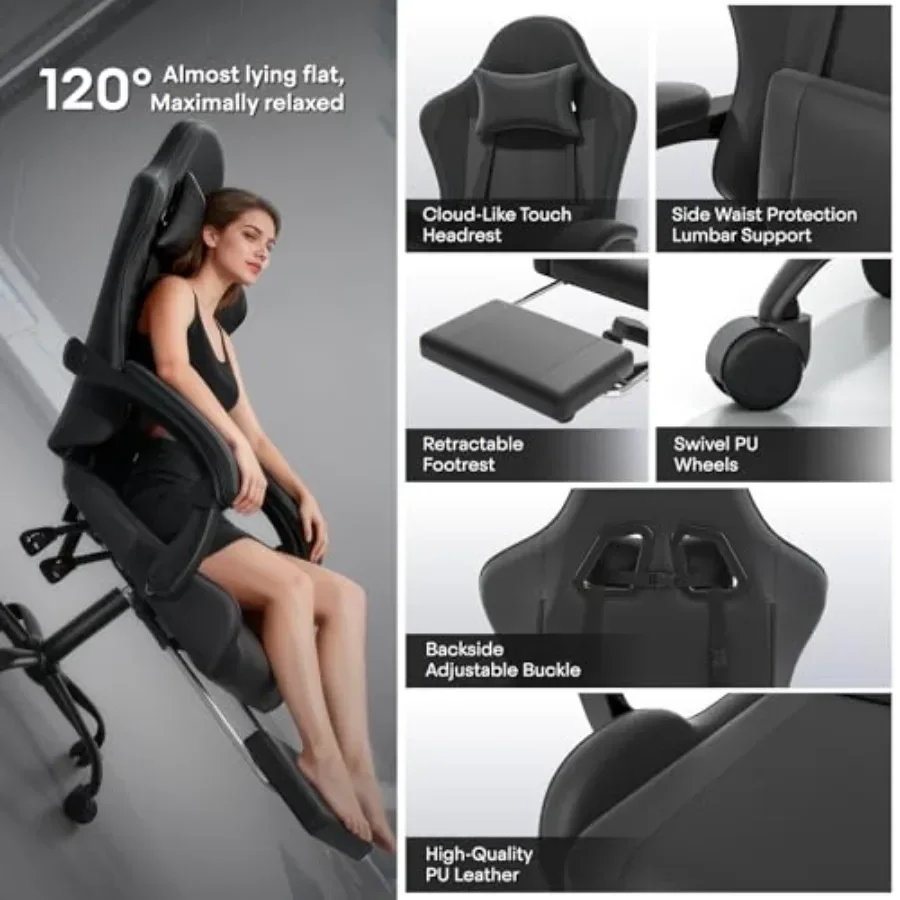 自宅やオフィスでの使用に最適な、人間工学に基づいたデザインの - Ergonomic Office Chair のレビューと価格