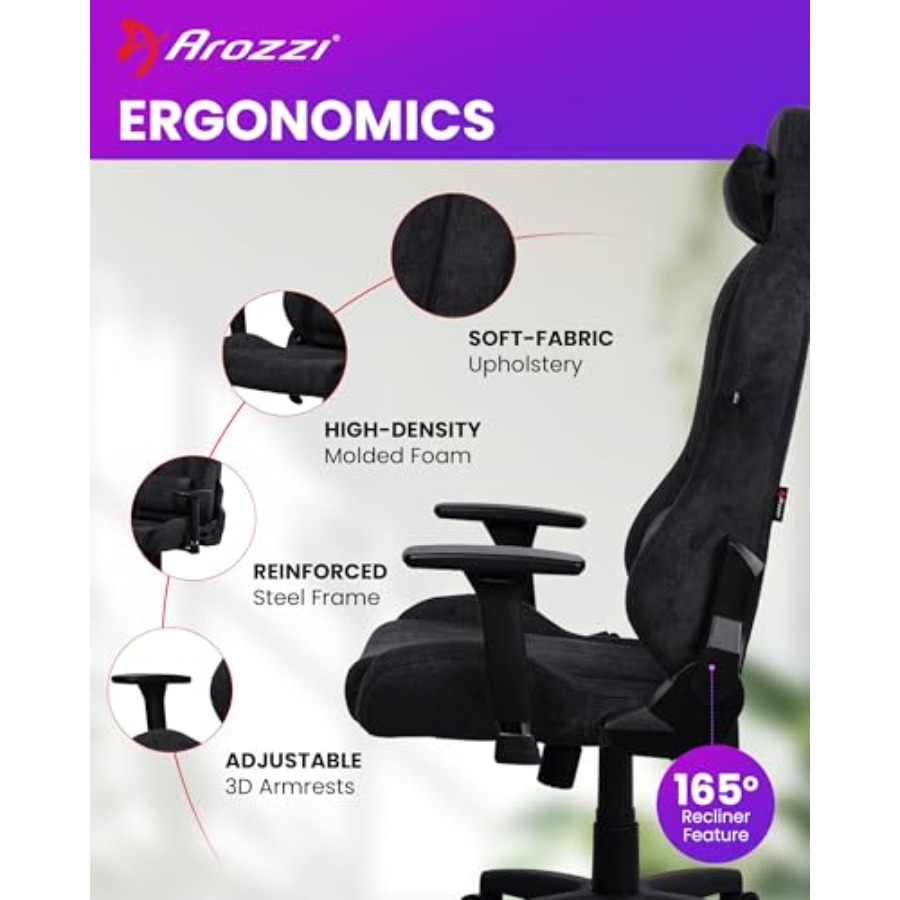 自宅のオフィスで使用できるゲーミングチェア。高級PUレザーを - Ergonomic Office Chair のレビューと価格
