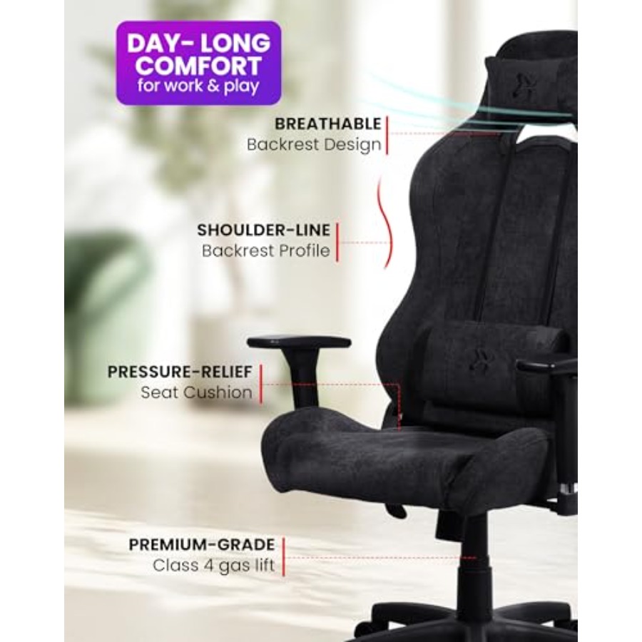 自宅のオフィスで使用できるゲーミングチェア。高級PUレザーを - Ergonomic Office Chair のレビューと価格