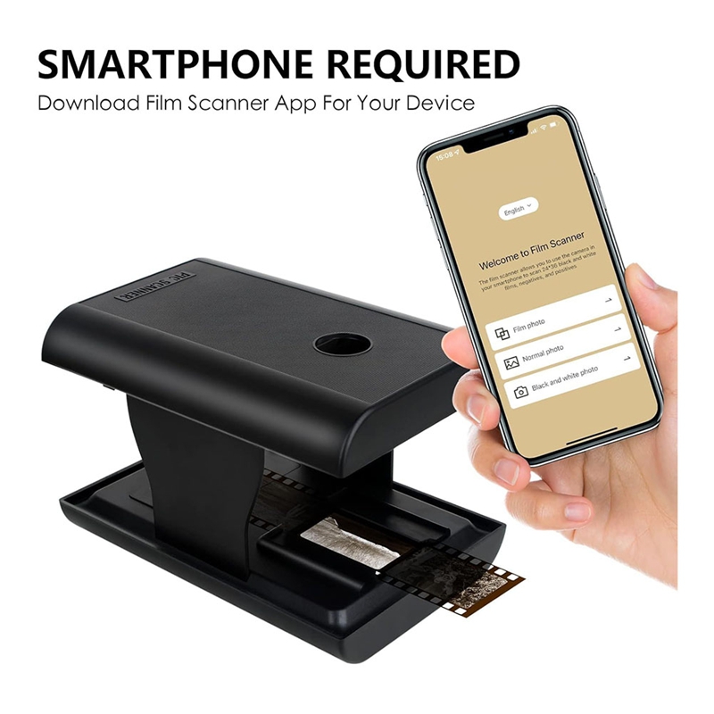 モバイルフィルムおよびスライドスキャナー、35mmスライドお - Document Scanner Portable のレビューと価格
