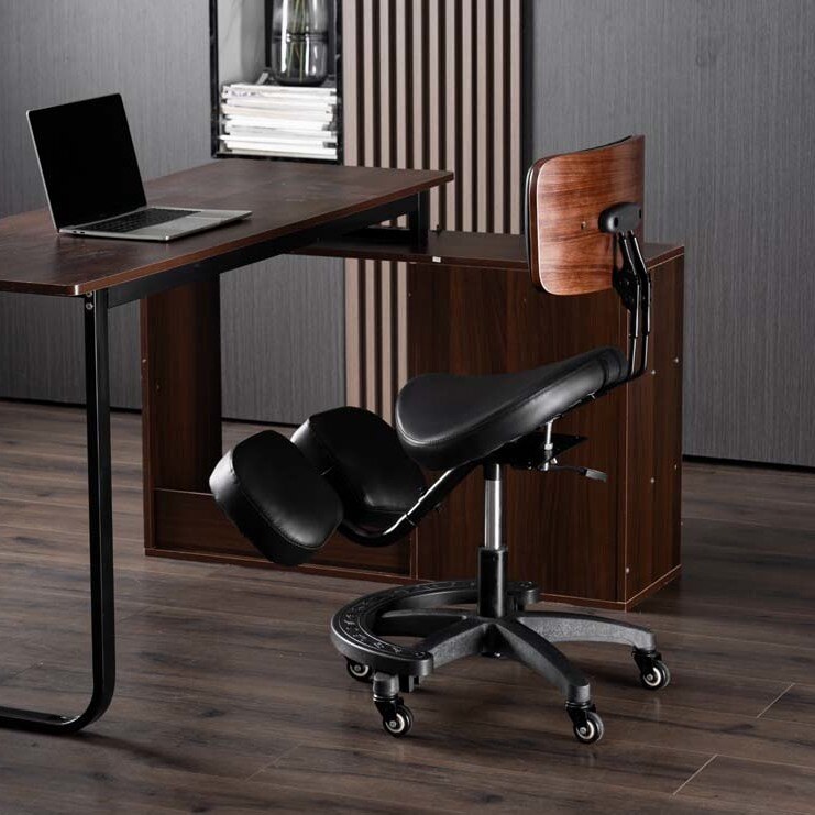 調整可能な人間工学に基づいたひざまずき椅子 姿勢矯正 ホーム - Ergonomic Office Chair のレビューと価格